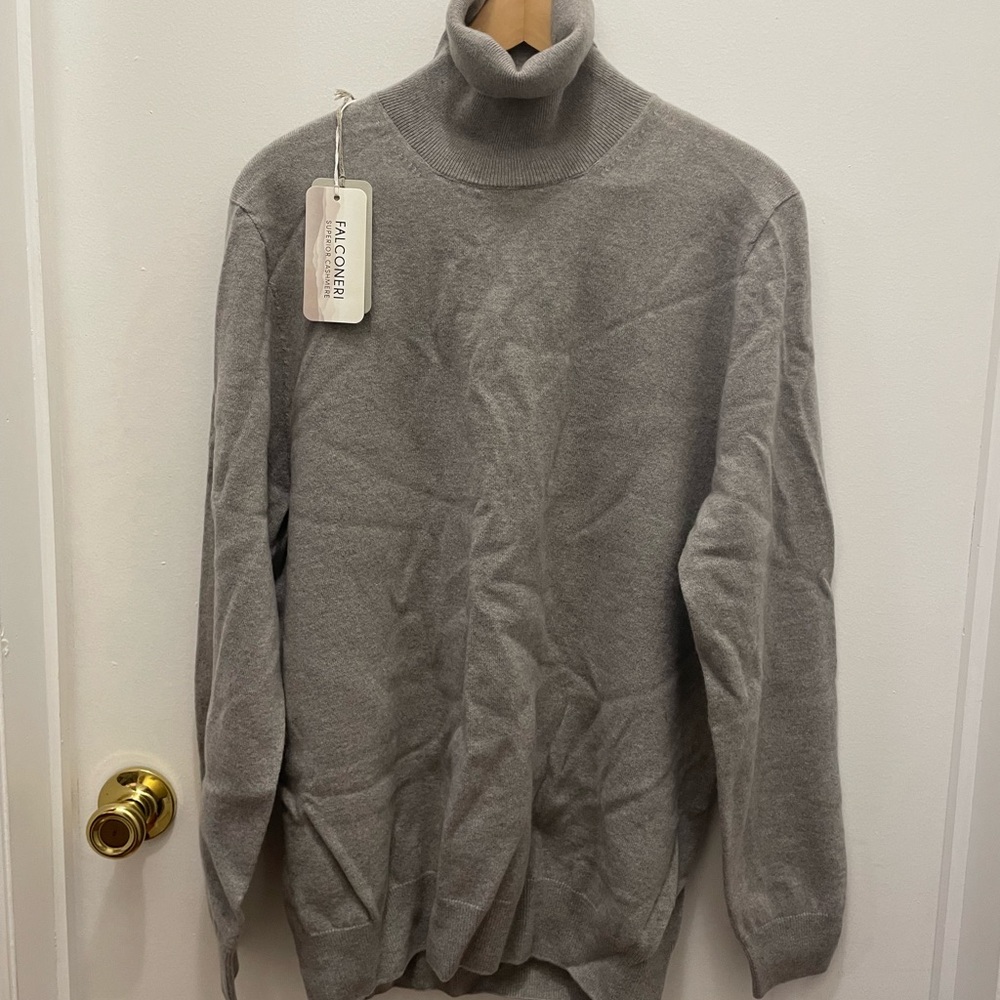 NWT Falconeri Mens Cashmere Turtleneck XL